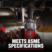 Photo of a Craftsman impact wrench in use, red and black design, SKU CMMT16061, Graphics category.