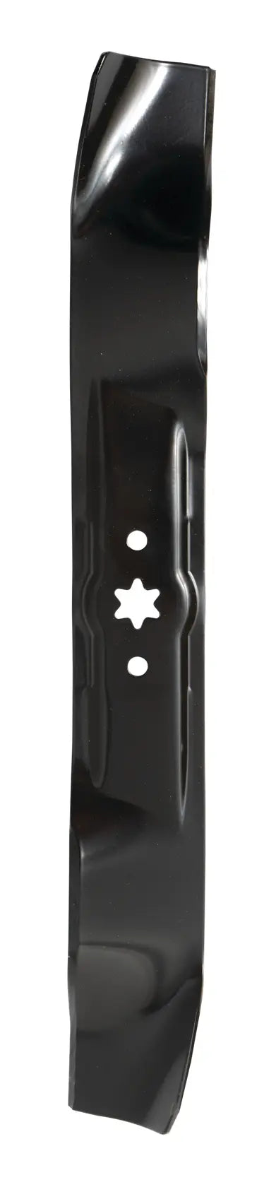 Craftsman lawn mower blade CMXGZAM110103 white background beauty shot top-down angle.