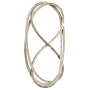 Craftsman drive belt 144959 white background beauty shot top view